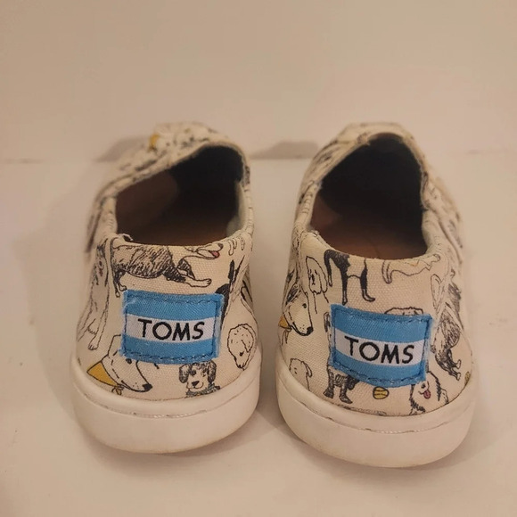 Toms The Year of The Dog Limited Edition Canvas Alpargata in Size Y2 - Youth - Picture 6 of 11